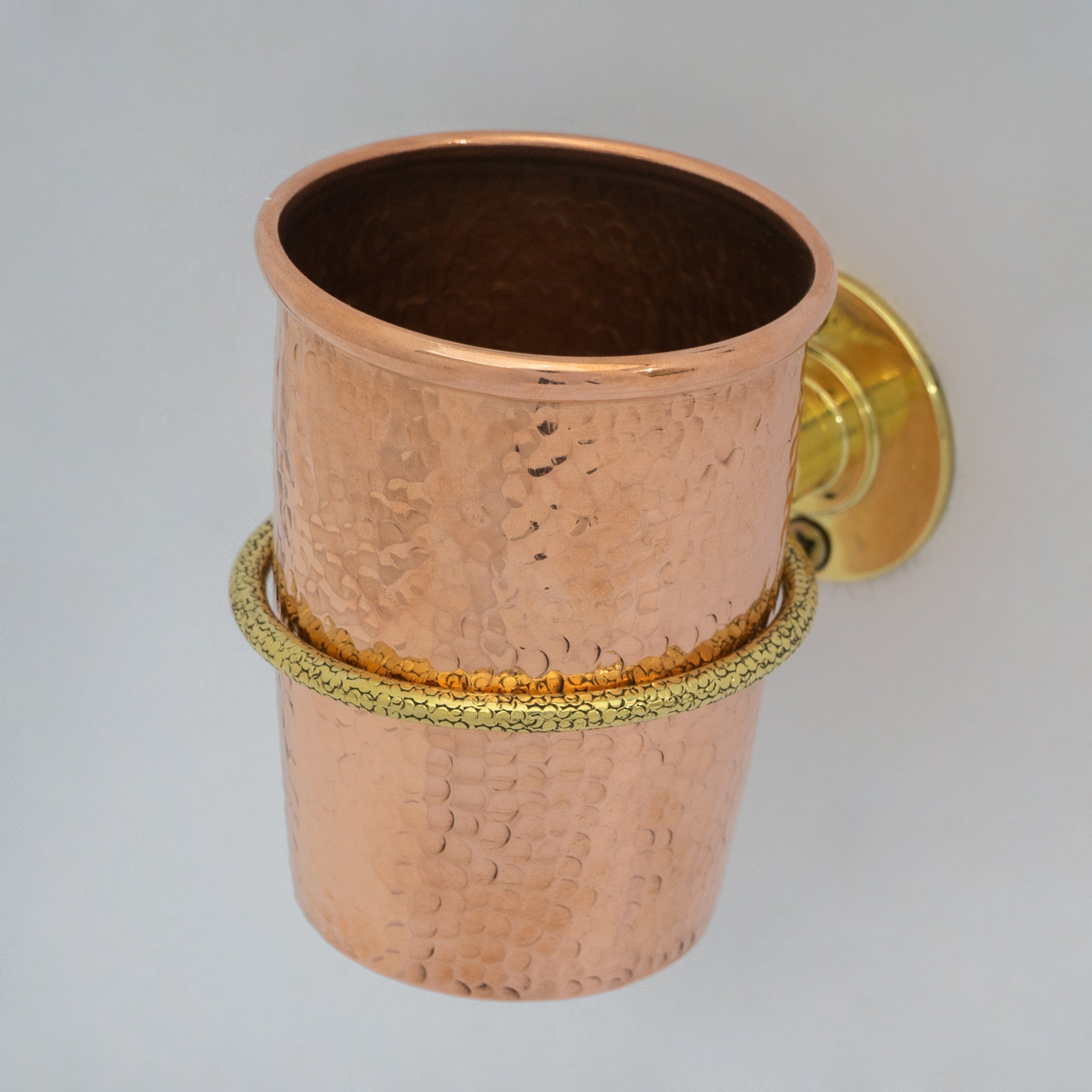 Unlacquered Copper Wall Mount Toothbrush Holder | Bathroom alternate view 18