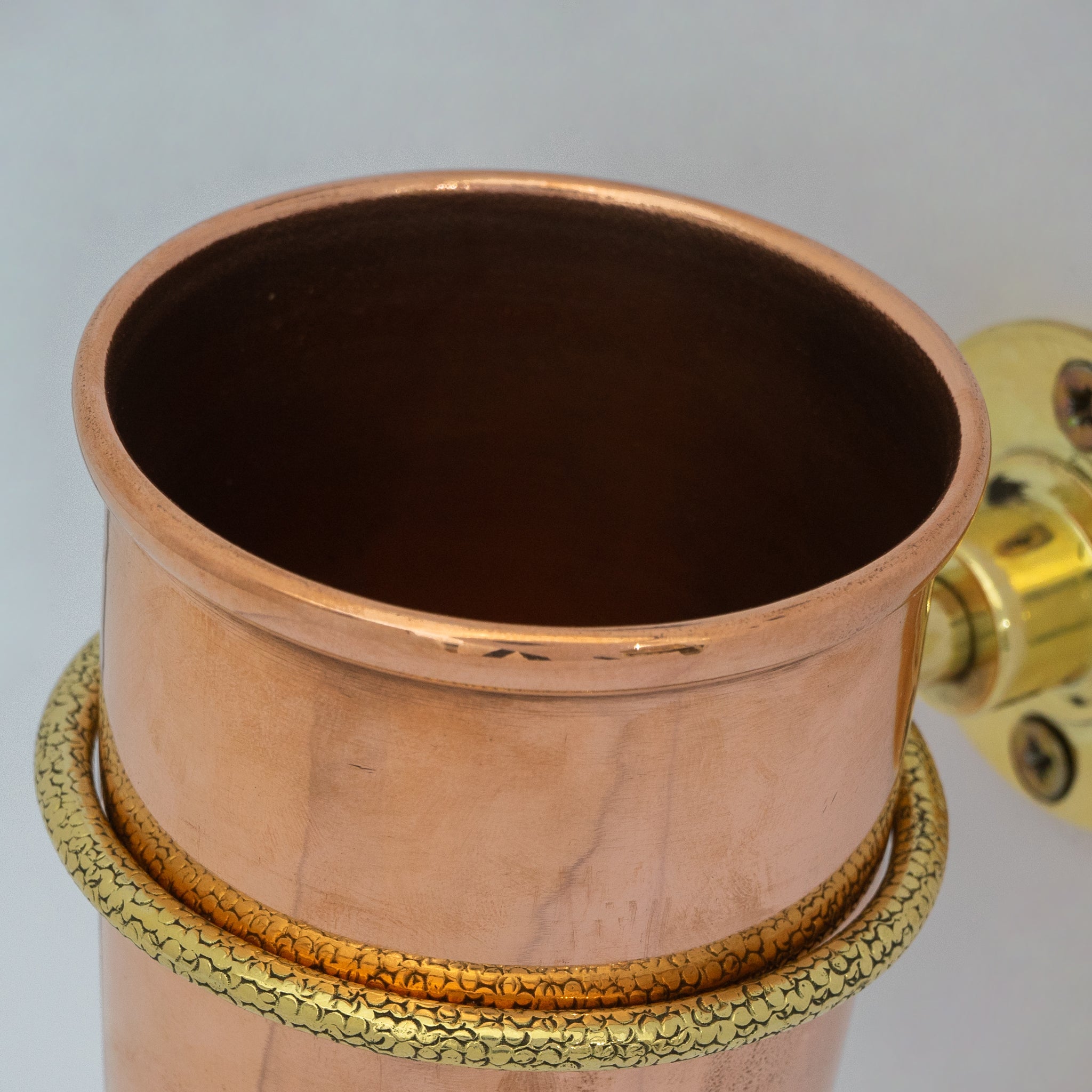 Unlacquered Copper Wall Mount Toothbrush Holder | Bathroom alternate view 22