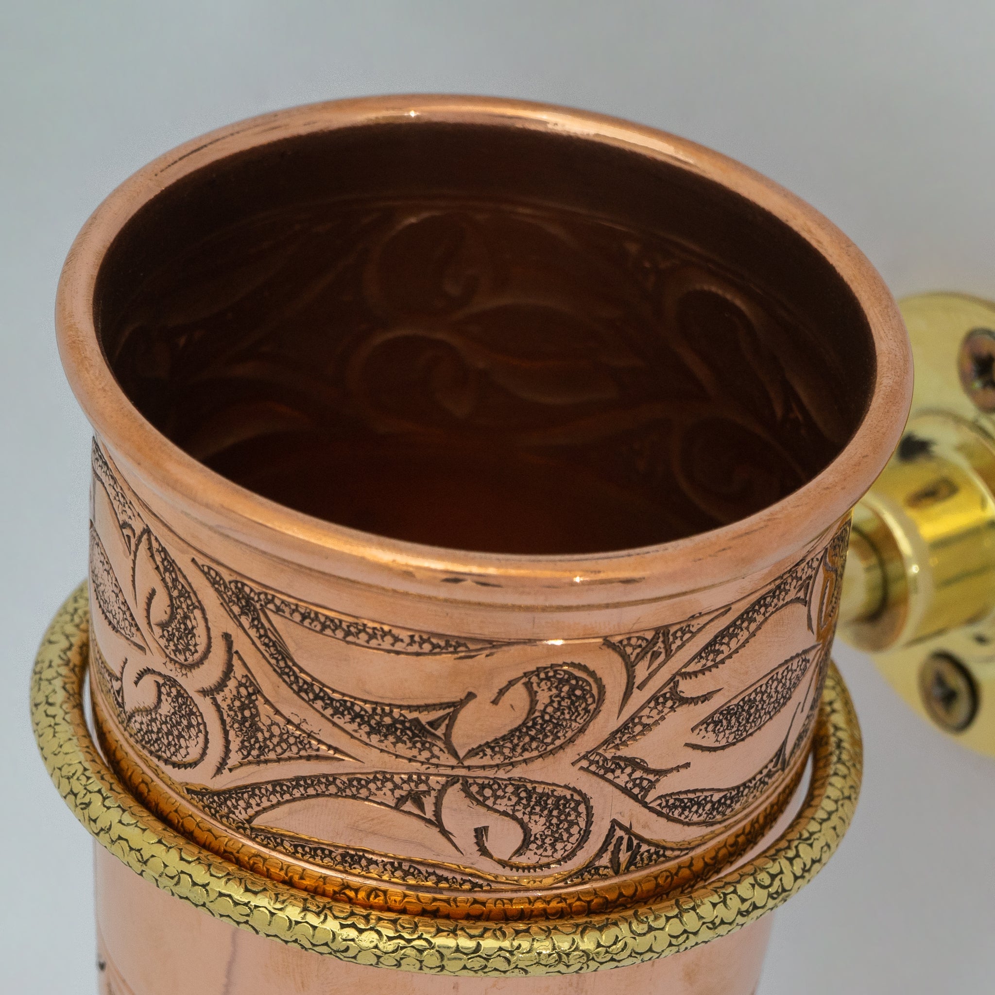 Unlacquered Copper Wall Mount Toothbrush Holder | Bathroom alternate view 20