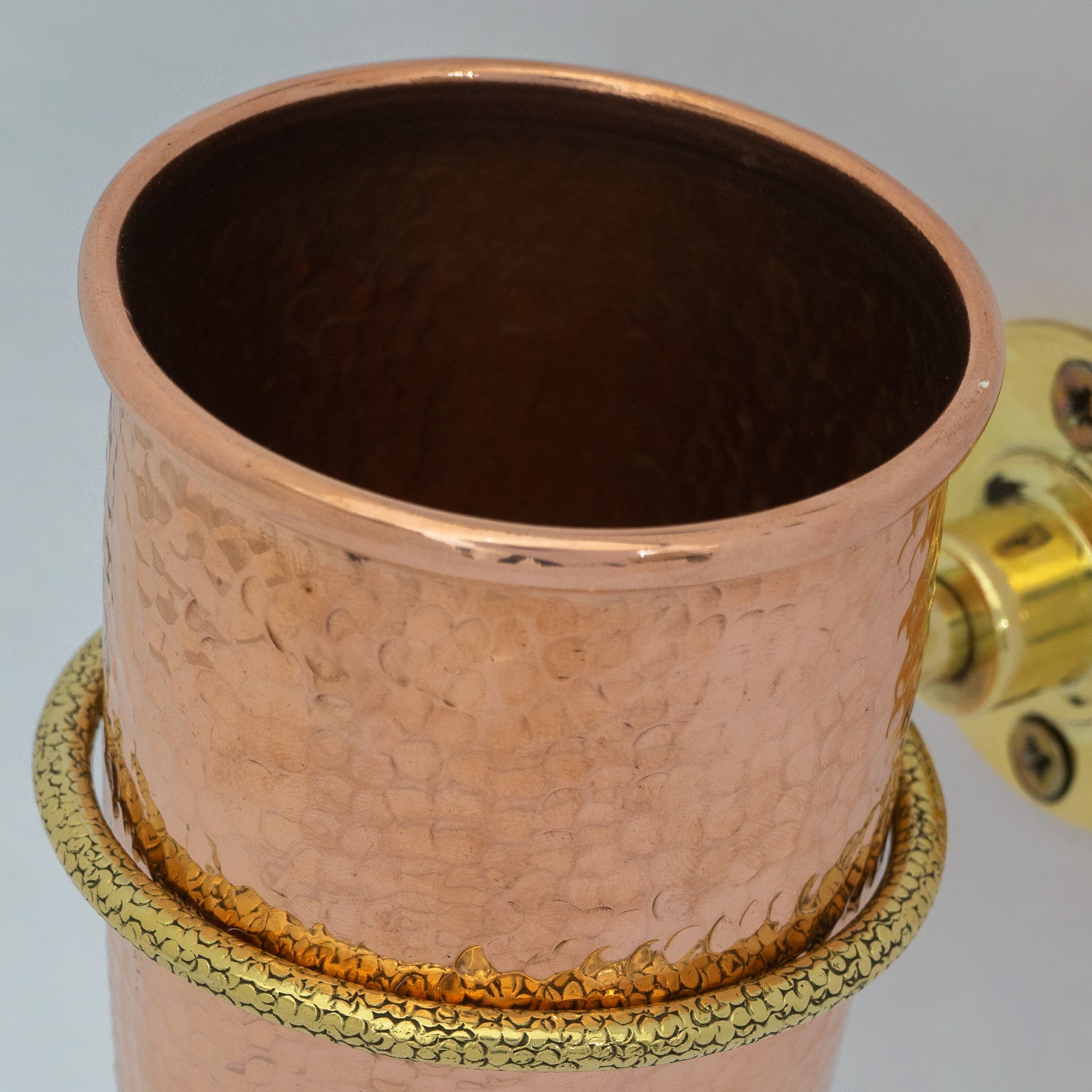 Unlacquered Copper Wall Mount Toothbrush Holder | Bathroom alternate view 21