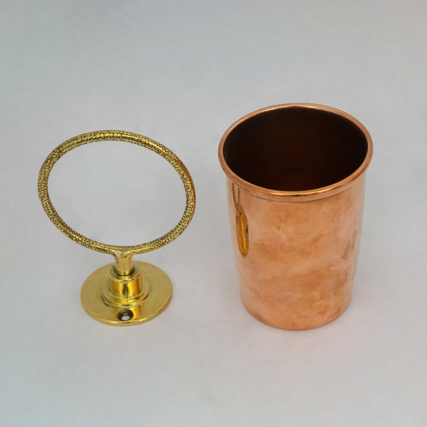 Unlacquered Copper Wall Mount Toothbrush Holder | Bathroom alternate view 16