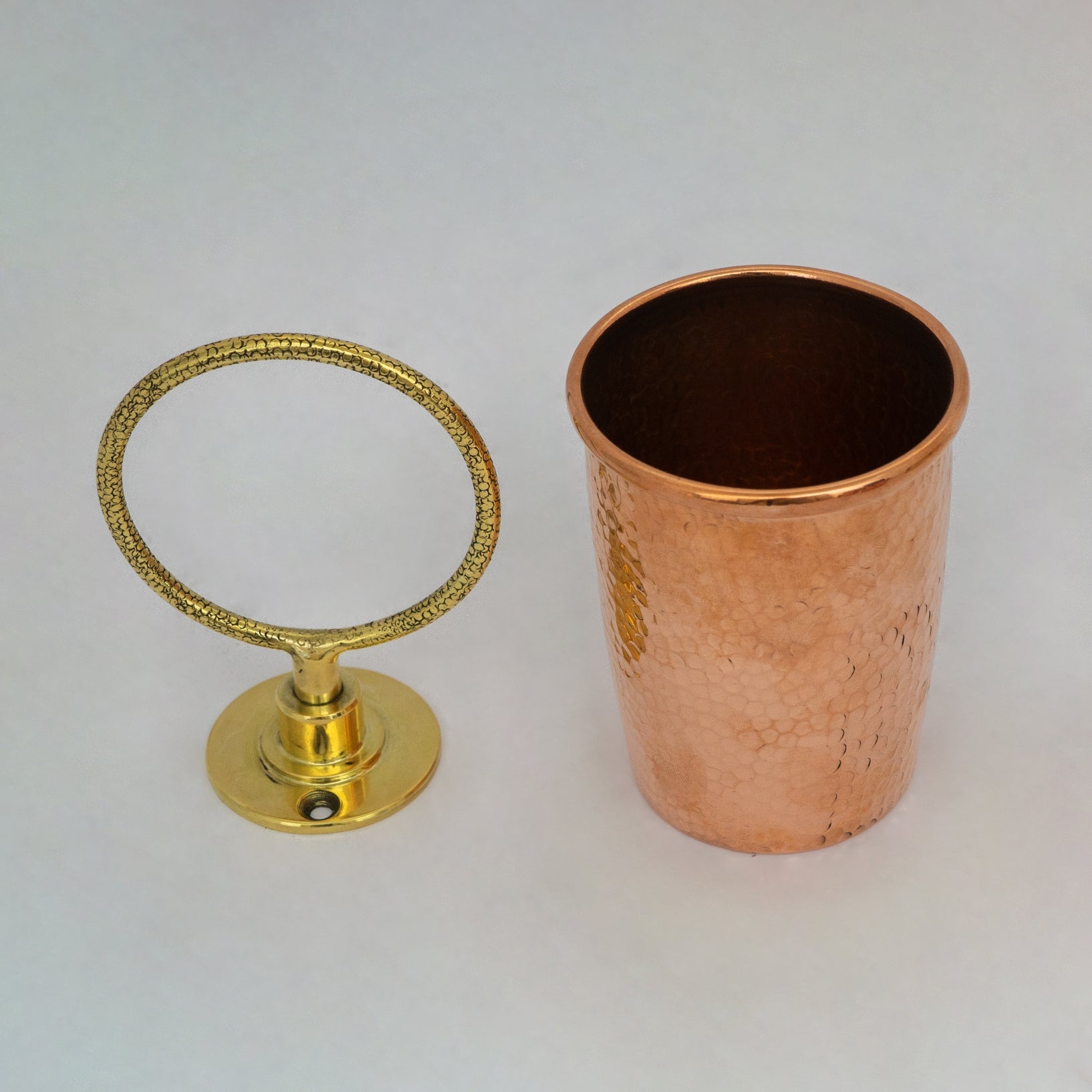 Unlacquered Copper Wall Mount Toothbrush Holder | Bathroom alternate view 14