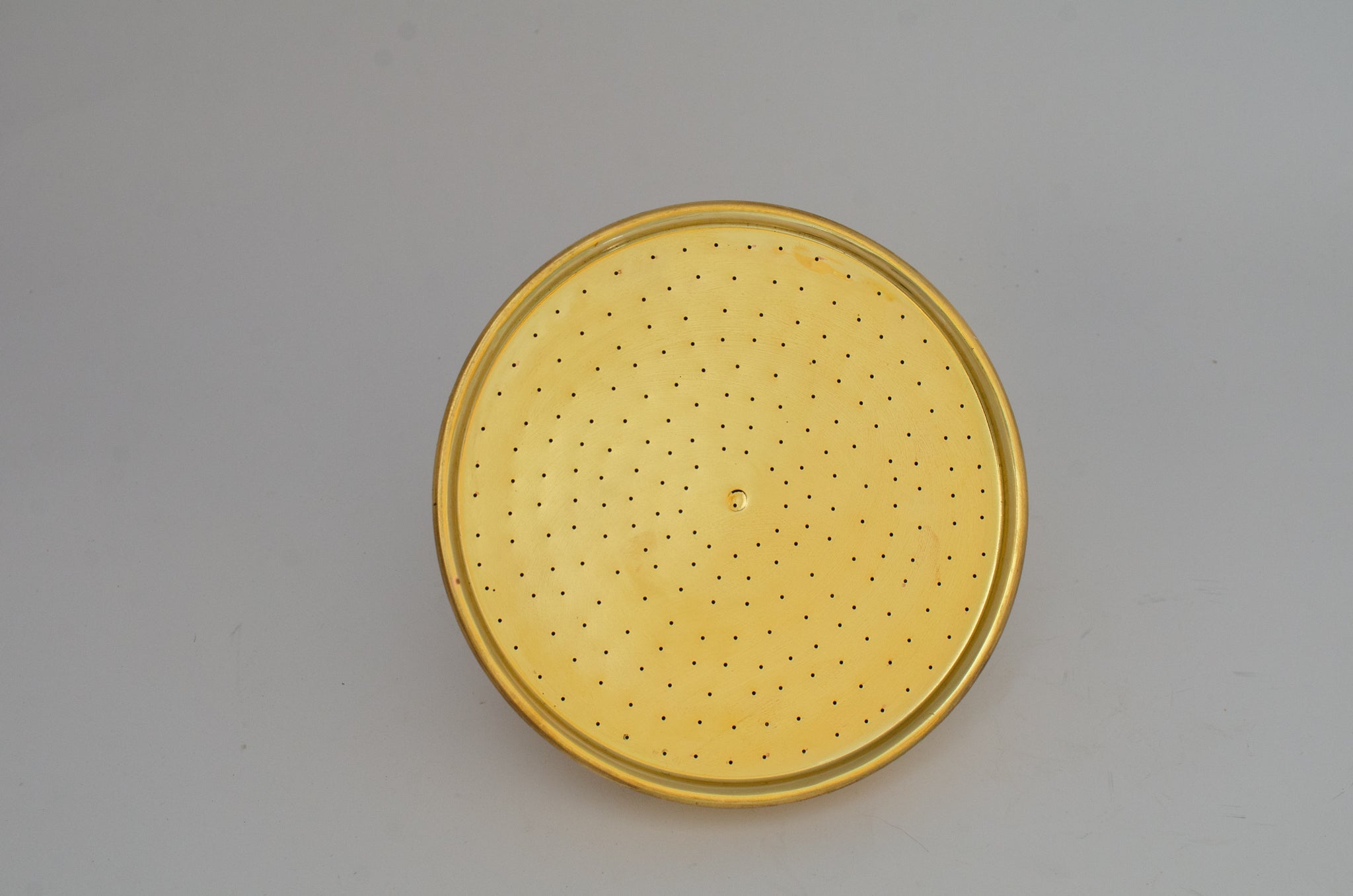 Unlacquered Solid Brass Rain Shower Head, Moroccan Handcrafted Vintage Showerhead, Works Outdoor alternate view 7