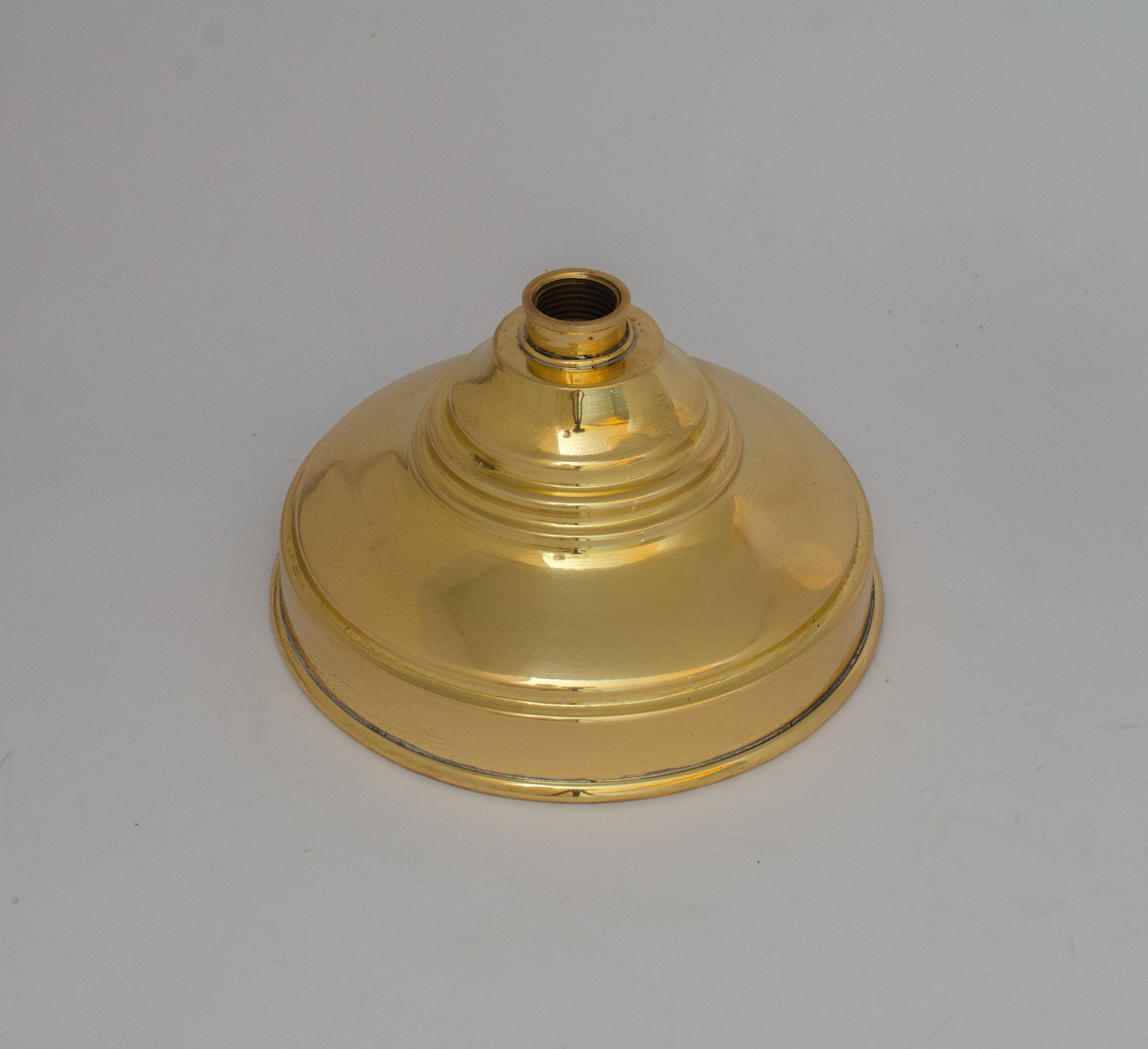 Unlacquered Solid Brass Rain Shower Head, Moroccan Handcrafted Vintage Showerhead, Works Outdoor alternate view 9