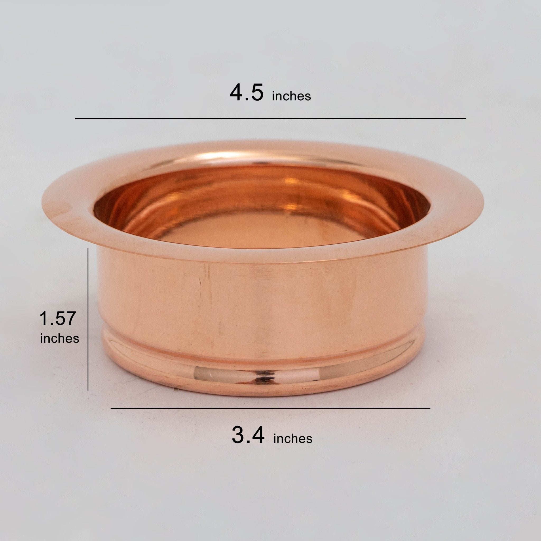 Unlacquered Solid Copper Garbage Disposal Flange alternate view 6