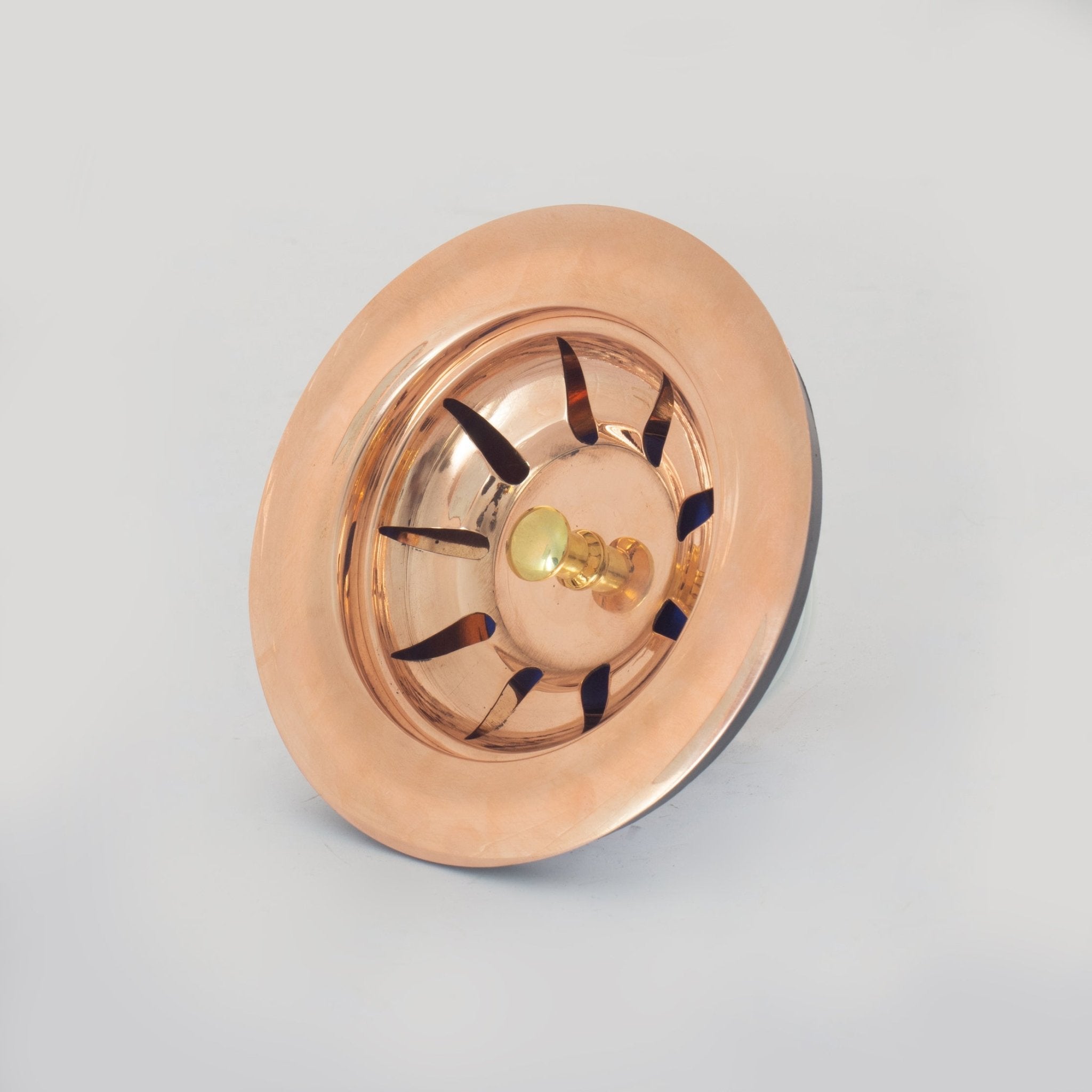 Unlacquered Solid Copper Kitchen Strainer Basket, Kitchen Sink Drain, Drain Stopper Plug, Basket Strainer alternate view 4