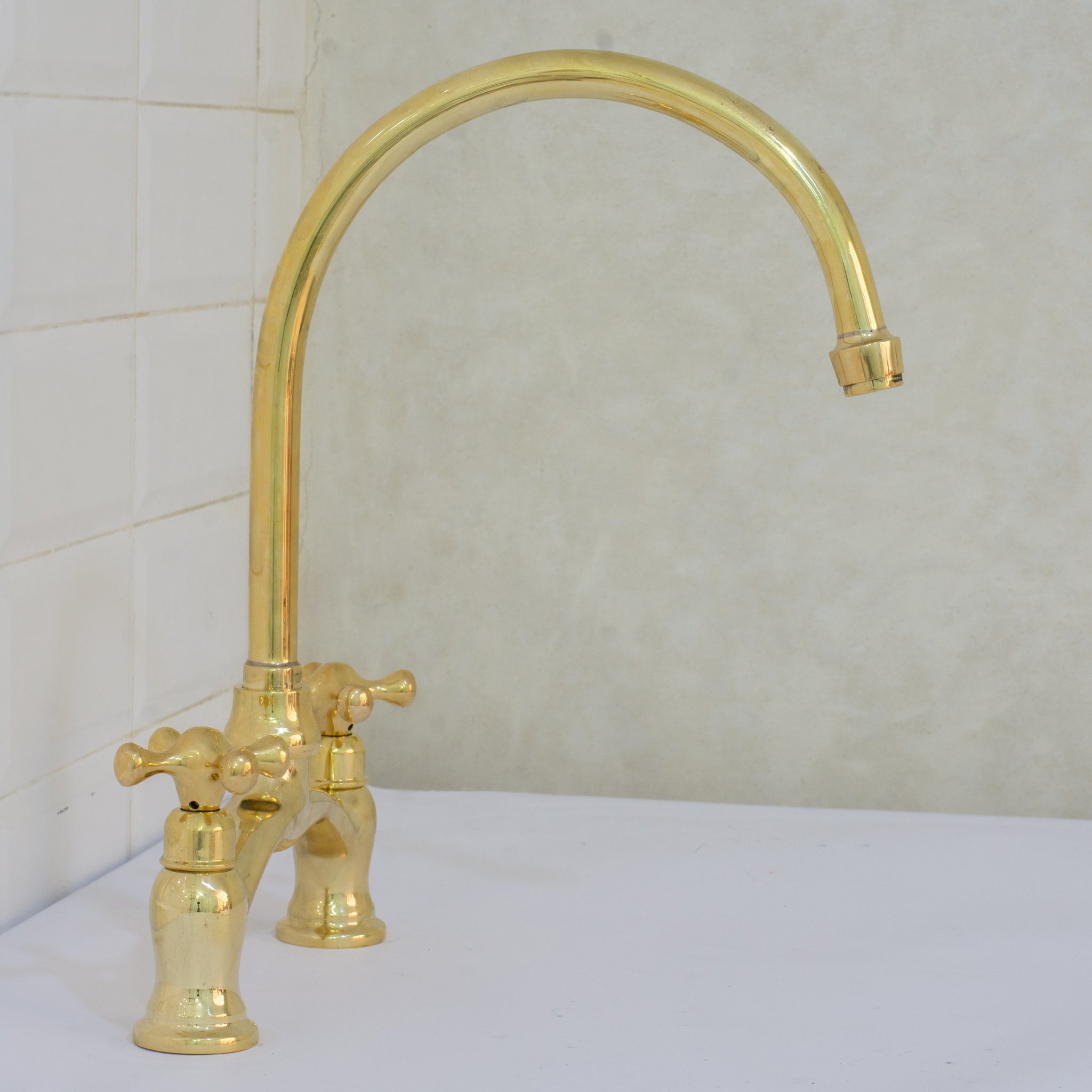 Verdeau - Unlacquered Bridge Kitchen Faucet alternate view 13