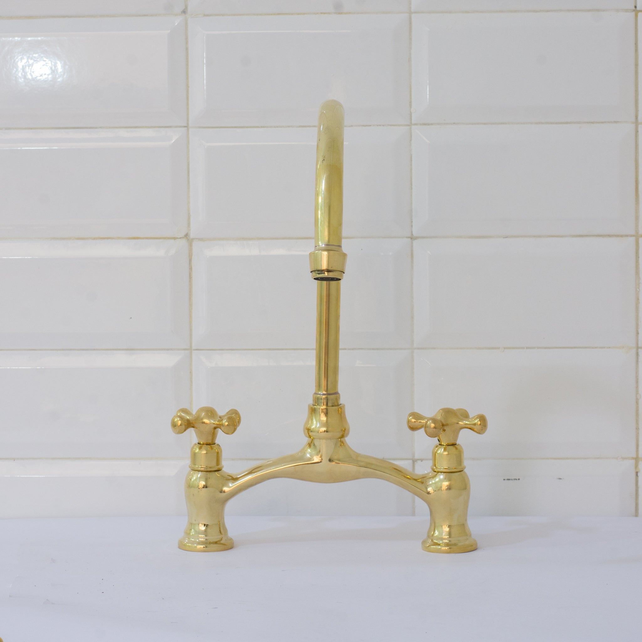 Verdeau - Unlacquered Bridge Kitchen Faucet alternate view 19