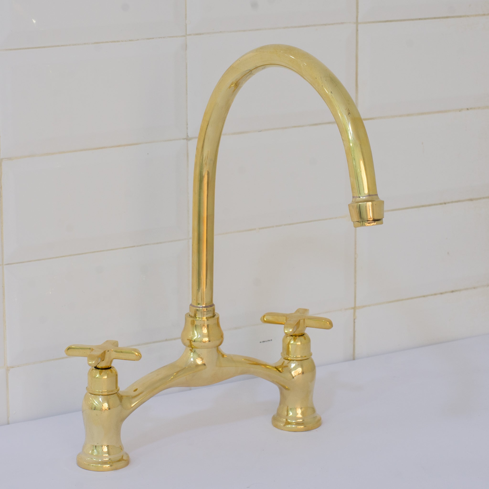 Verdeau - Unlacquered Bridge Kitchen Faucet alternate view 12