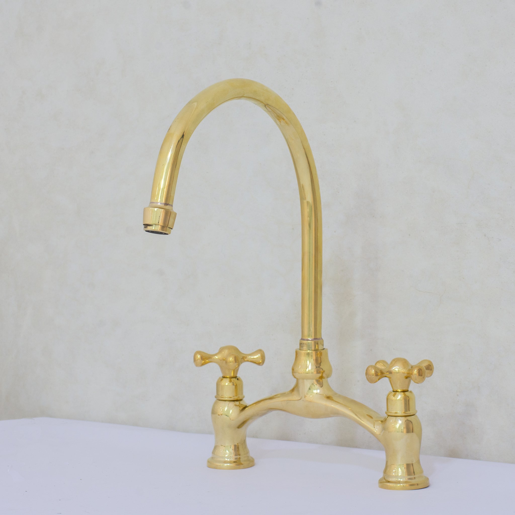 Verdeau - Unlacquered Bridge Kitchen Faucet alternate view 3