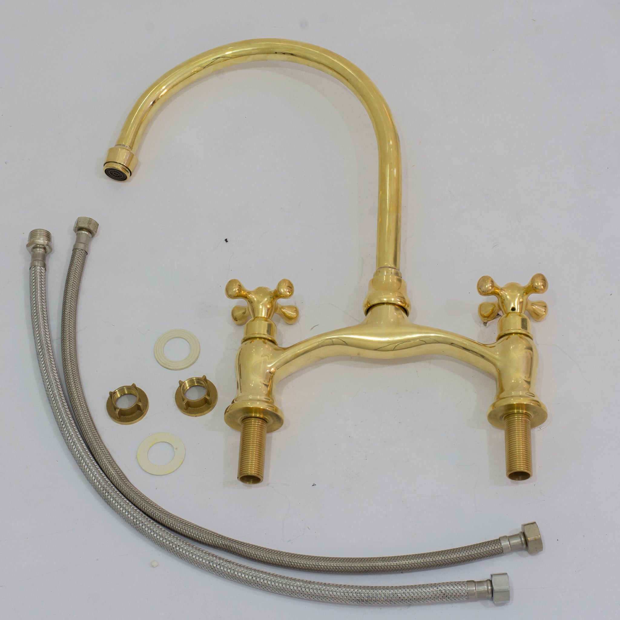 Verdeau - Unlacquered Bridge Kitchen Faucet alternate view 26