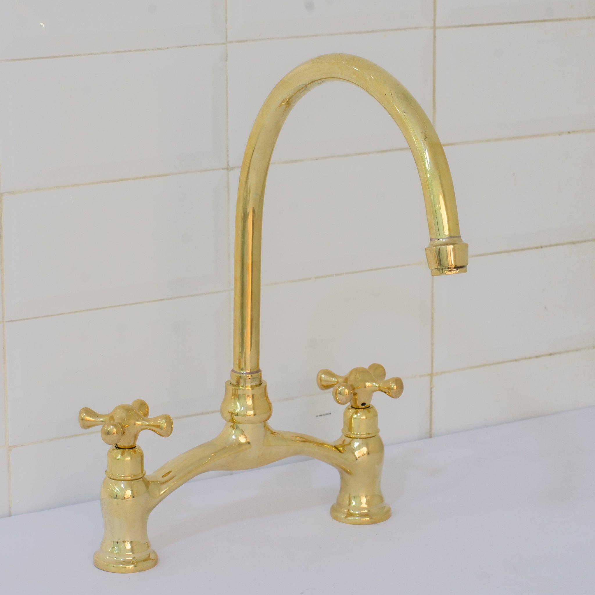 Verdeau - Unlacquered Bridge Kitchen Faucet alternate view 16