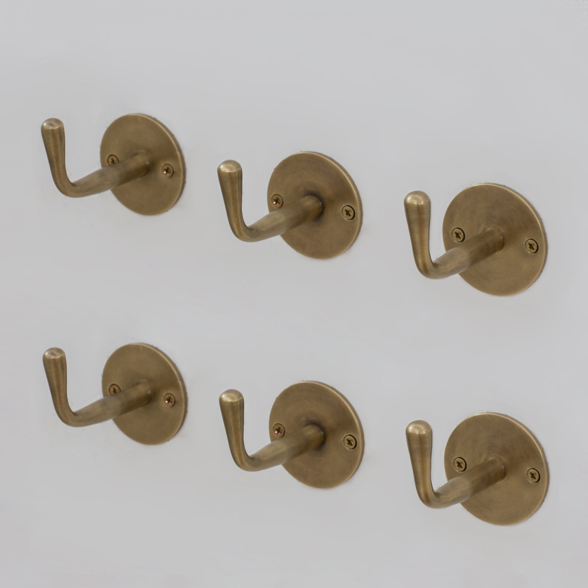 Vintage Hooks Set | Solid Brass Single Hook alternate view 11