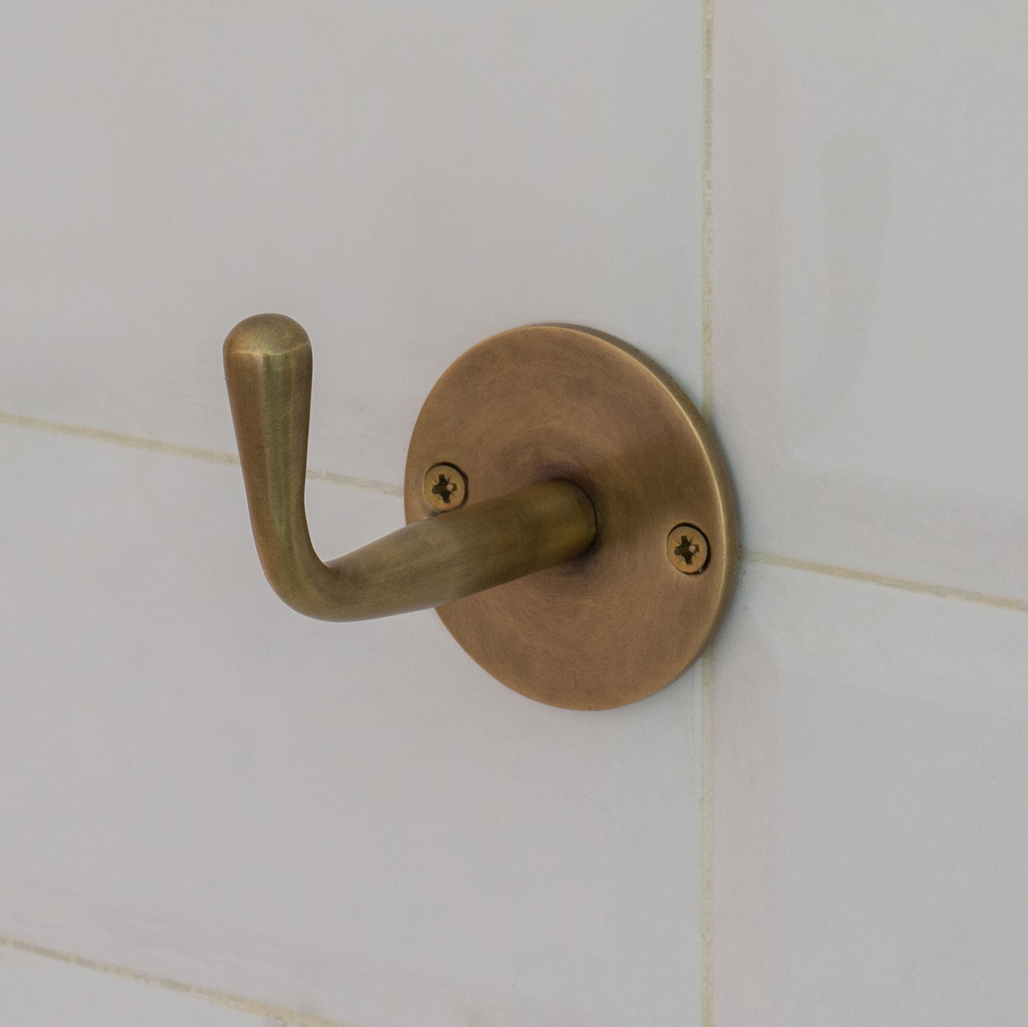 Vintage Hooks Set | Solid Brass Single Hook alternate view 6