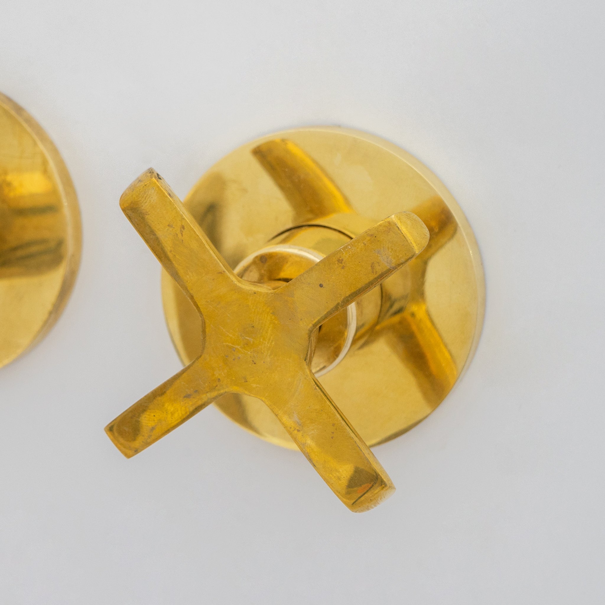 Wall Mount Cold Faucet, Unlacquered Brass Wall Mount Cold Water Tap alternate view 13