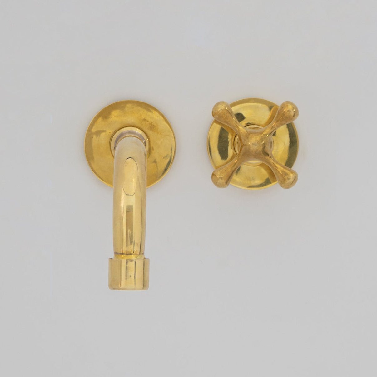 Wall Mount Cold Faucet, Unlacquered Brass Wall Mount Cold Water Tap alternate view 6