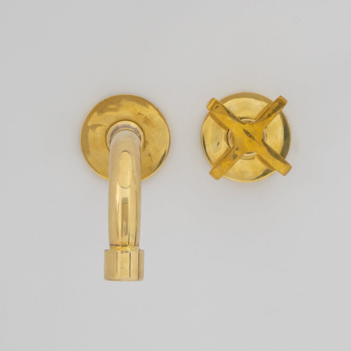 Wall Mount Cold Faucet, Unlacquered Brass Wall Mount Cold Water Tap alternate view 4