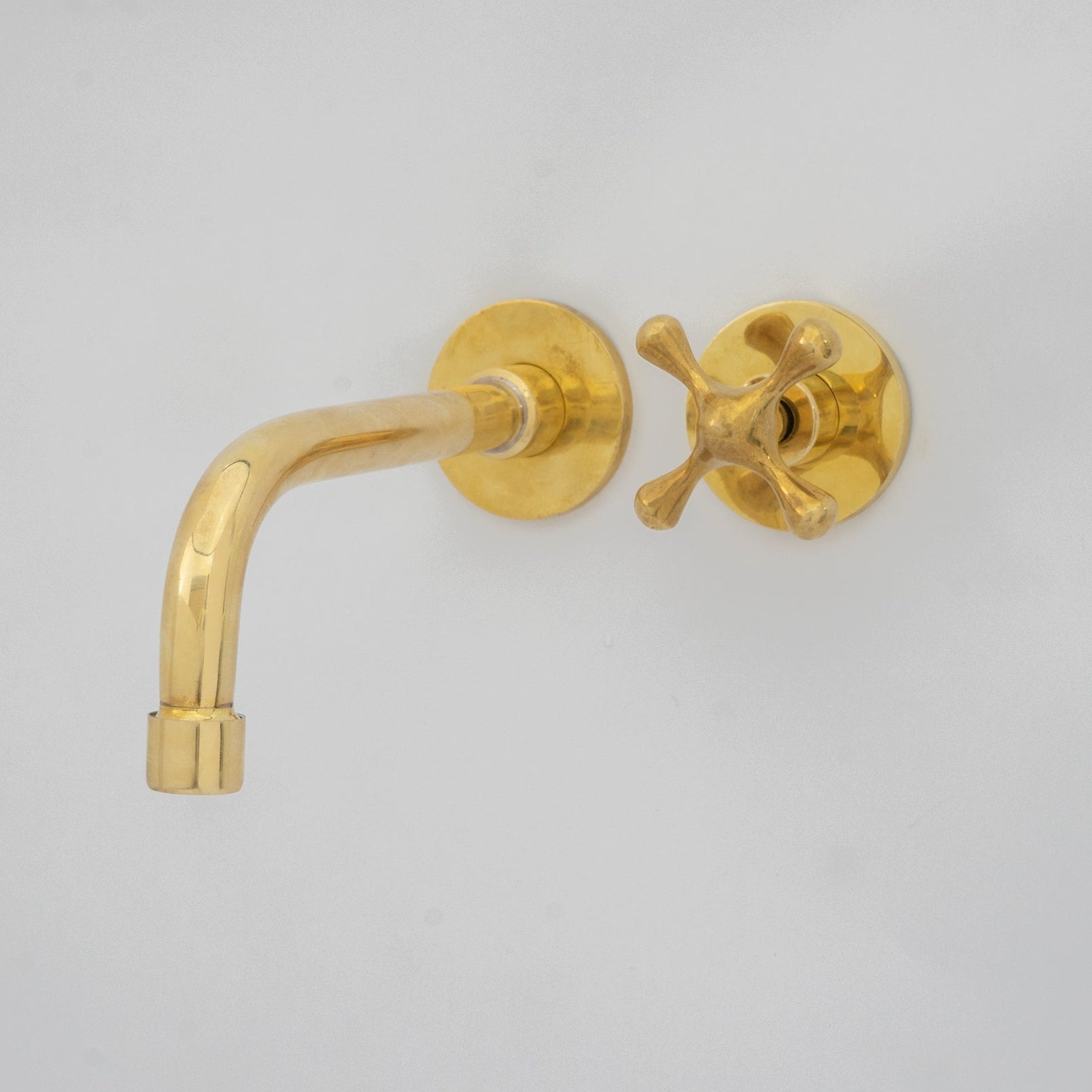 Wall Mount Cold Faucet, Unlacquered Brass Wall Mount Cold Water Tap alternate view 2