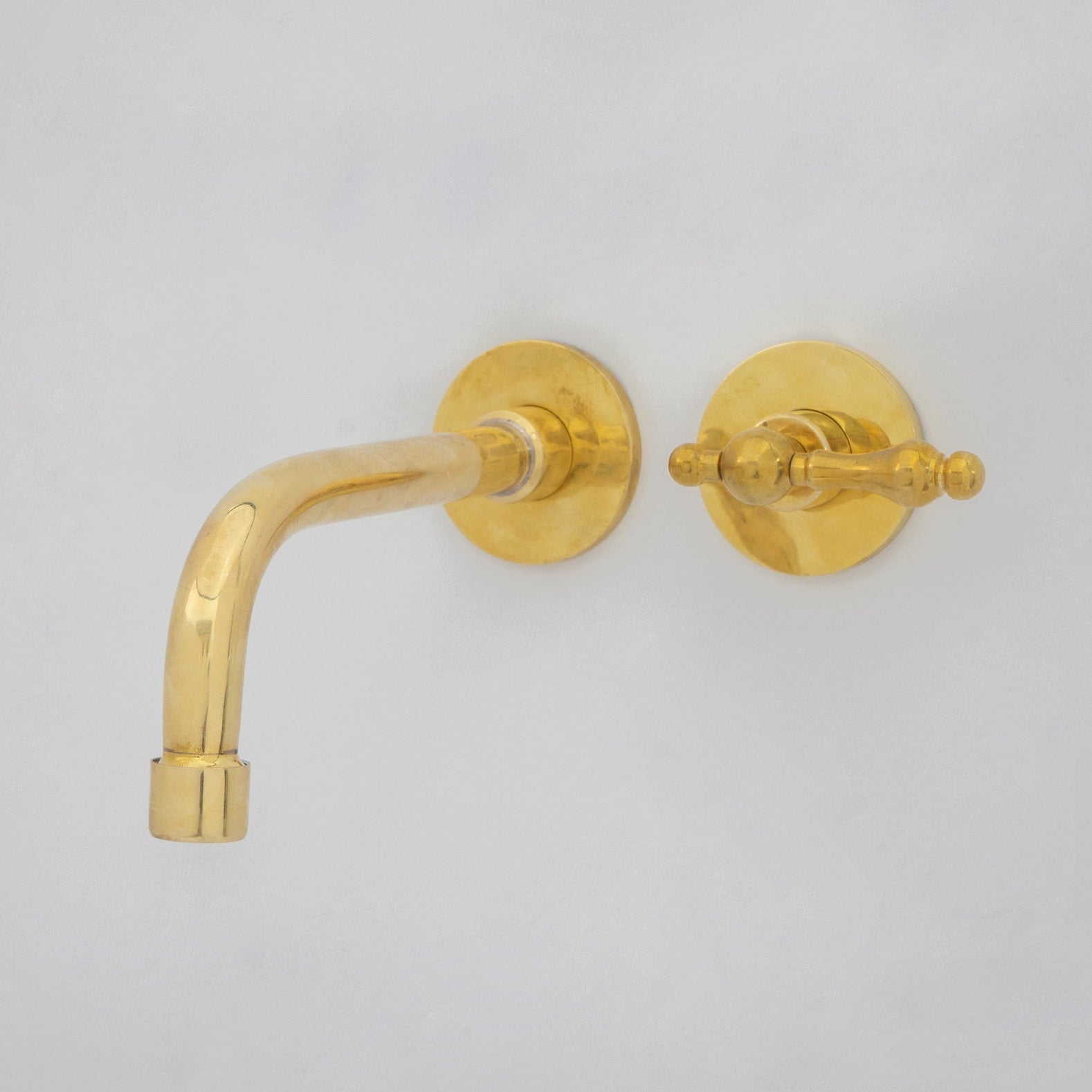 Wall Mount Cold Faucet, Unlacquered Brass Wall Mount Cold Water Tap alternate view 3